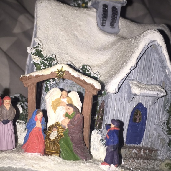 Thomas kinkade limited edition church villa